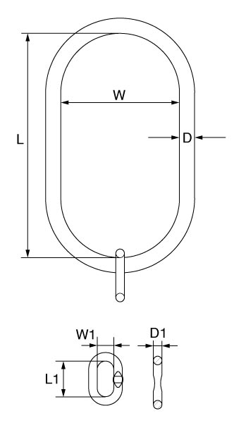 KITO - Grade 10 Single Leg Master Link - CMLS Series to BS-EN 1677-4