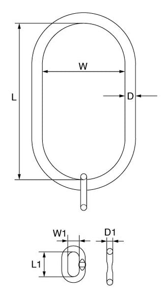 KITO - Grade 10 Single Leg Master Link - CMLS Series to BS-EN 1677-4