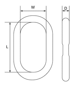 KITO - Grade 10 Master Link D Series to BS-EN 1677-4