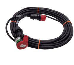 415V Hoist Power Cable Extension - Direct Control - 16A Male To Female 4-PIN PCE CEE FORM TYPE