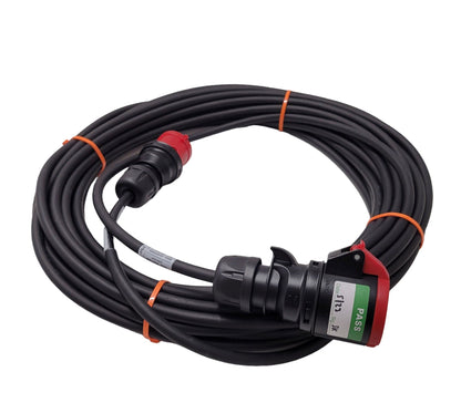 4 Pin CEE Power - Direct Control 25m Cable Extension for use with Electric Chain Hoists in Event Technology