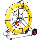 RUNPOTEC - FIBERGLASS ROD Ø 11 MM WITH STEEL CAGE INCL. NEW DOUBLE-OUTLET SYSTEM 300m