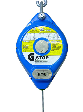 Globestock STOP Fall Arrest Block - SRL - 14m Galvanised Cable or Synthetic Rope