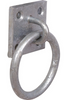 Galvanised Steel Ring on Plate 50x50mm from RiggingUK