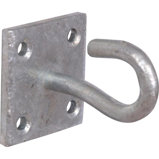 Galvanised Hook on Plate