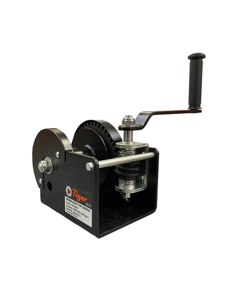 Black Tiger HW-2000 Single drum hand winch with handle