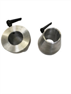  Coned Aluminium spindle locking collars (Pair)