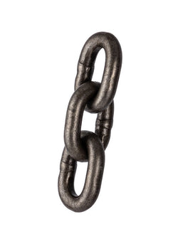  Mild Steel Short Link Chain Self Colour  (Sold By the Meter)
