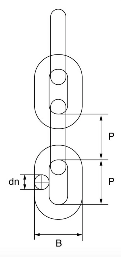 Mild Steel Short Link Chain Galvanised from RiggingUK