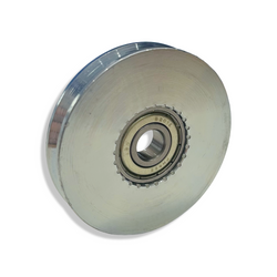  Zinc Plated Steel Sheaves with Groove Ball Bearings (Model No. 1210)