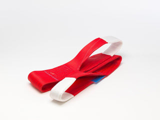  5000kg Duplex Red flat webbing slings - Made in UK