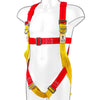 Portwest - 2 Point Plus Harness - Red with Fully adjustable shoulder, chest and leg straps