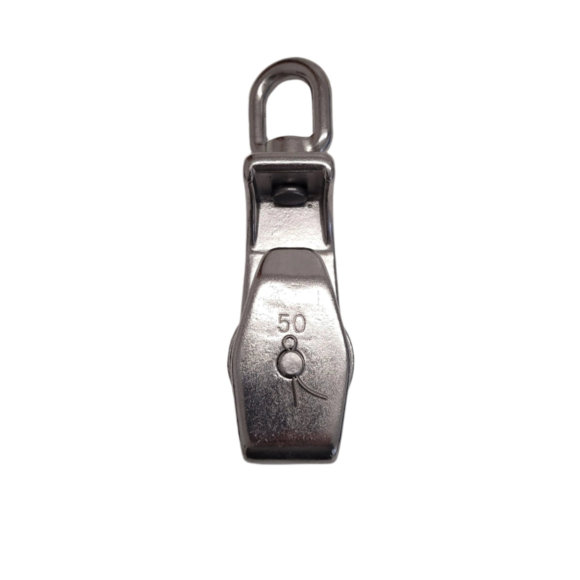 RIGGFIX - Stainless Steel Single Pulley Block with Open Side 10mm R/D - AISI316