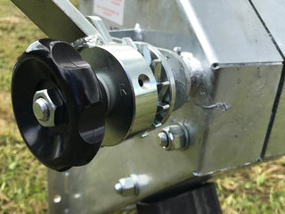 Trailer Winch 2T Vertical Mount with Hook & 8mm 12m Wire Rope