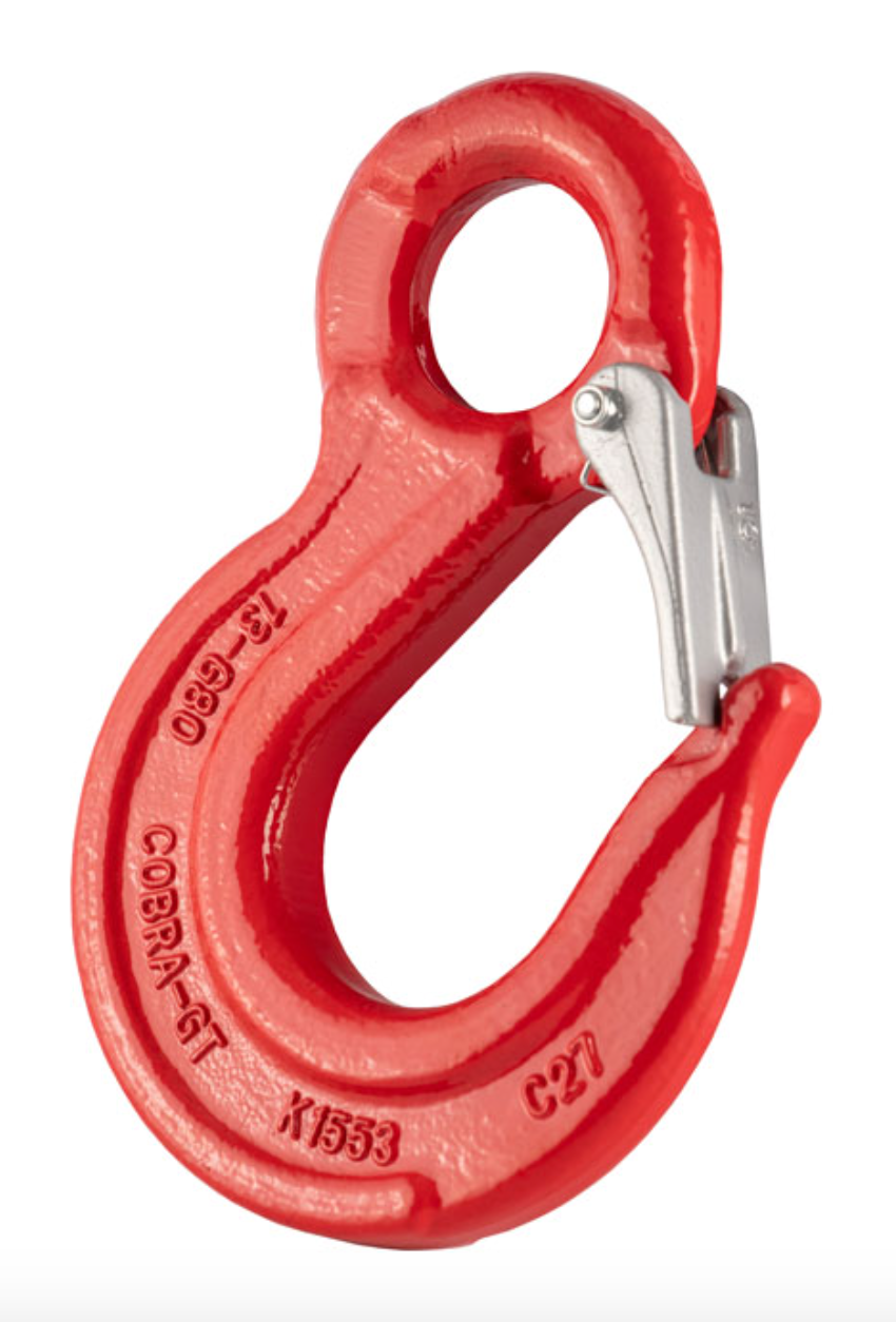 GT Cobra Grade 80 Eye Sling Hook with Safety Catch