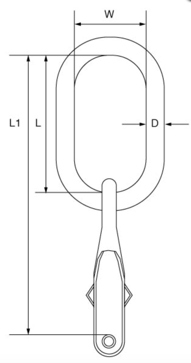 KITO - Grade 10 Single Leg Master Link - DG1 Series to BS-EN 1677-4