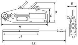 GT Viper Wire Rope Winch Puller to BS-EN 13157