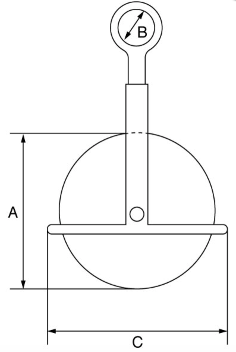 Gin Pulley Block (Painted) - WLL 250kgs from RiggingUK