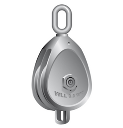  Galvanised Malleable Iron Block Oval Eye