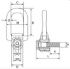 GT Cobra Grade 80 Swivel Hoist Ring