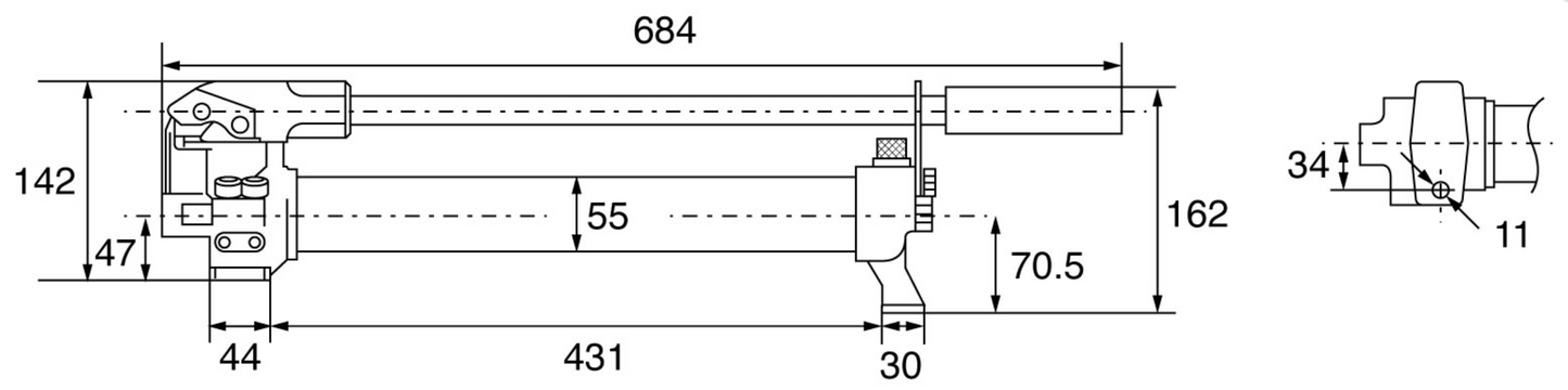 Tecpos Hydraulic Hand Pump