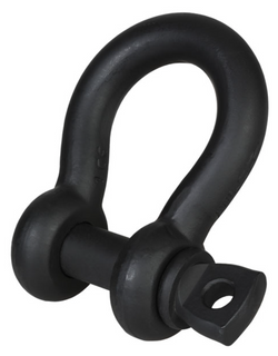  Green Pin Grade 6 Theatre Bow Shackle with Screw Collar Pin
