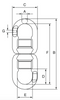 Green Pin Grade 10 Needle Bearing Swivel Eye/Eye