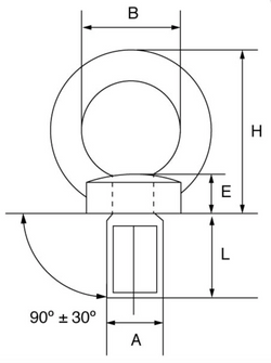 Stainless Steel Commercial Eyebolt