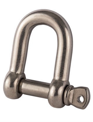  Stainless Steel Commercial Screw Pin Dee Shackle