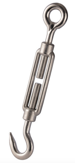  Stainless Steel Open Body Straining Screw Hook/Eye