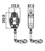 Kratos - 10m Helixon-S Retractable Wire Rope Fall Arrest Block