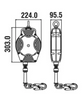 Kratos - 15m Length Helixon Retractable Wire Rope Fall Arrest Block