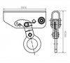 Kratos - NIRO Captive Fall Arrester attached to 12mm Kernmantle Rope