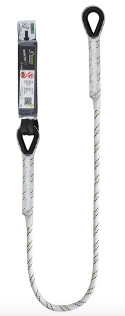  1.5m or 1.8m Gravity Shock Absorbing 11mm Kernmantle Single Rope Lanyard with Thimble