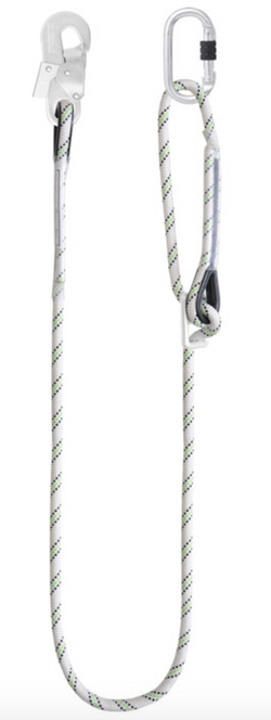  Kratos - 2m Adjustable Work Positioning Kernmantle Rope Lanyard