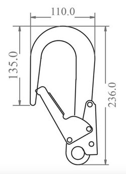 Kratos - Aluminium Rebar Scaffold Hook