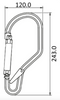 Dimensions for Aluminium Tower Rebar Hook