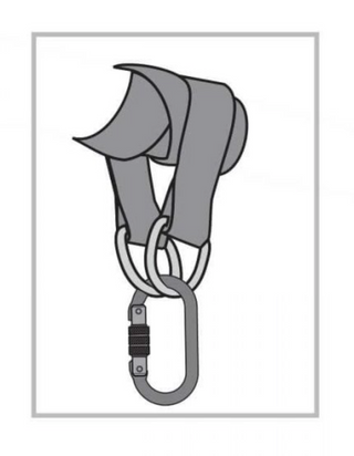 Kratos - 1.5m Anchorage Webbing Sling (Green & Black) - MBS 30kN