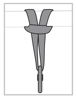 Kratos - 0.8m Anchorage Webbing Sling (Blue) - MBS 30kN