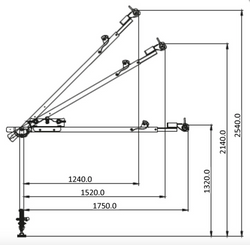 Easy Safeway Extendable Davit Arm