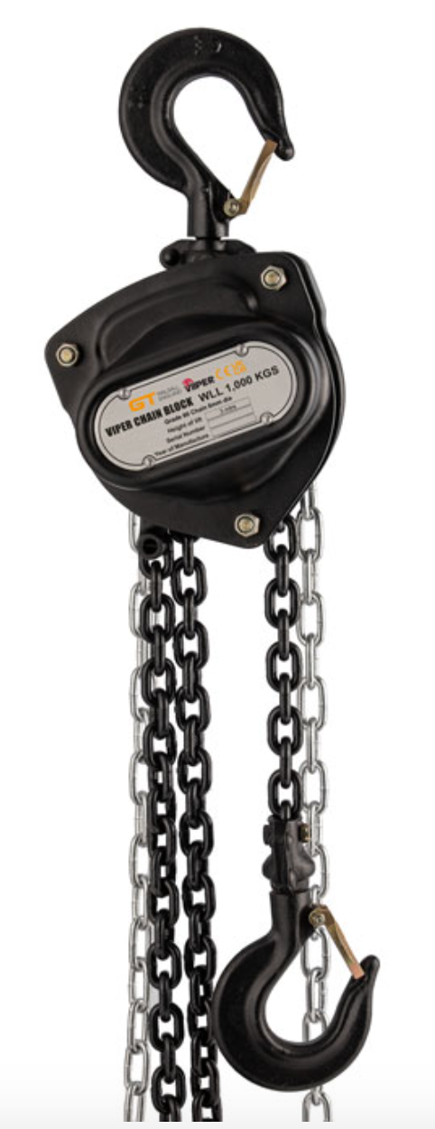 GT Viper Chain Block 1,000kg Capacity