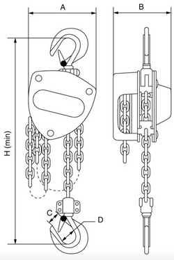 1.0t GT Chain Block - Model Viper