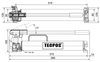 Tecpos Aluminium Hydraulic Hand Pump