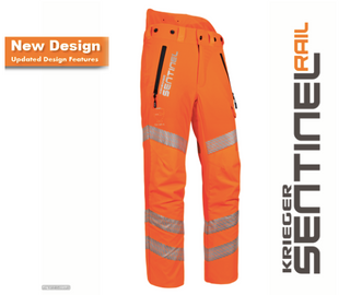  STEIN - KRIEGER "SENTINEL RAIL" Chainsaw Trousers "C" Standard Leg - Rail Approved