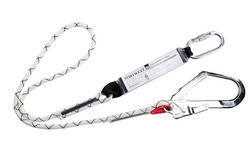  Portwest - Single Kernmantle Lanyard With Shock Absorber - Length 1.8m