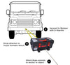 Trojan Portable Utility 12v (1814kg) Winch with Synthetic Rope