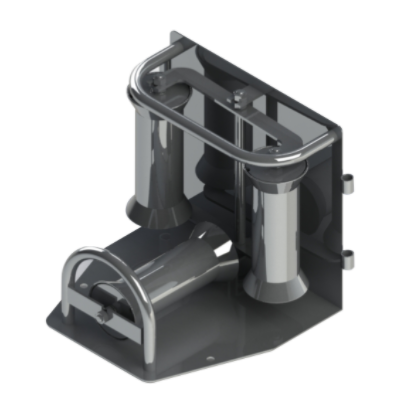 Corner Roller Ground Plate - Movable - For Cable Diameters up to 120mm