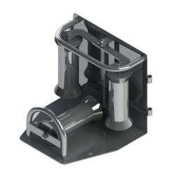  Corner Roller Ground Plate - Movable - For Cable Diameters up to 120mm