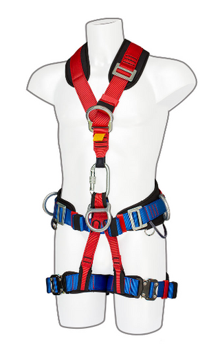  Portwest 4 Point Comfort Plus Harness Red