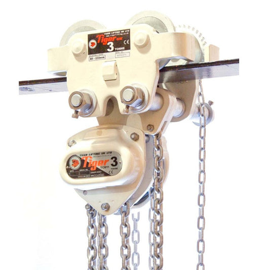 0.5t Tiger CCBTPS Corrosion Resistant Chain Block & Push Trolley 62-203mm